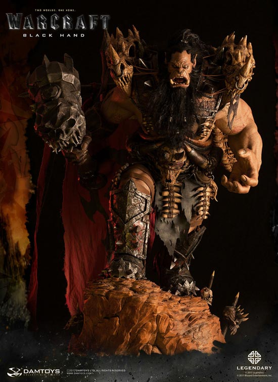 《魔兽》毁灭者黑手布莱克汉全身雕像霸气登场