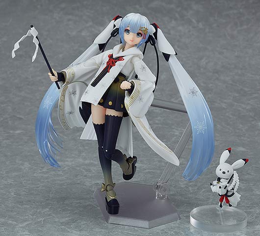 初音未来雪未来丹顶鹤巫女版figma手办推出