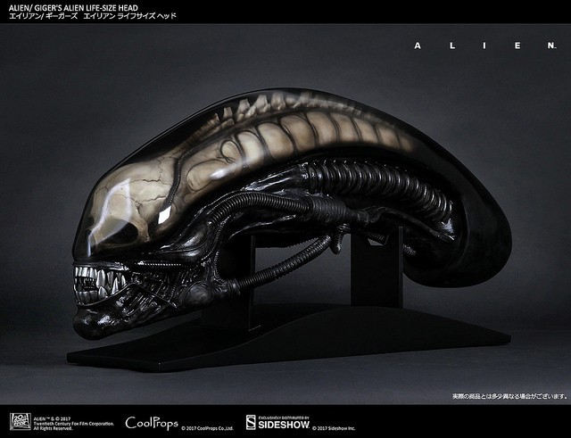 coolprops【异形】alien 1:1 电影道具复制头像作品