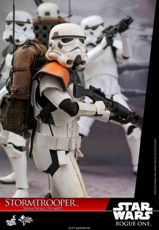 hot toys《星球大战外传:侠盗一号》1/6 杰达巡逻暴风兵 (tk-14057)