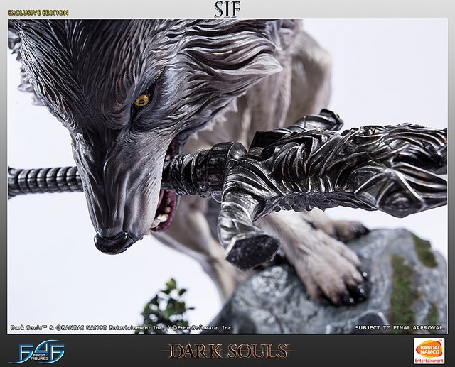 first 4 figures 《黑暗之魂》巨狼希夫 the great grey wolf, sif