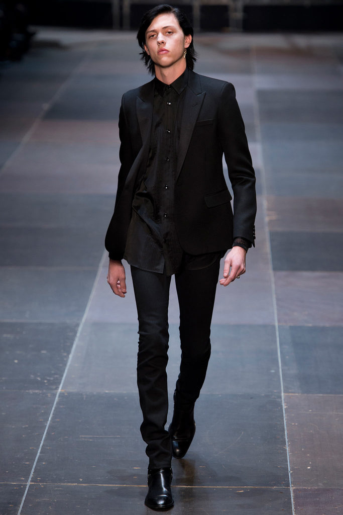 laurent(ysl)2013秋冬系列巴黎男装秀